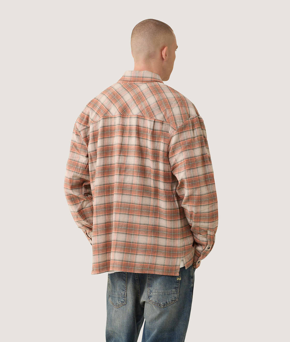 STRAUSS SHIRT CHECK ORANGE | RefrigiWear
