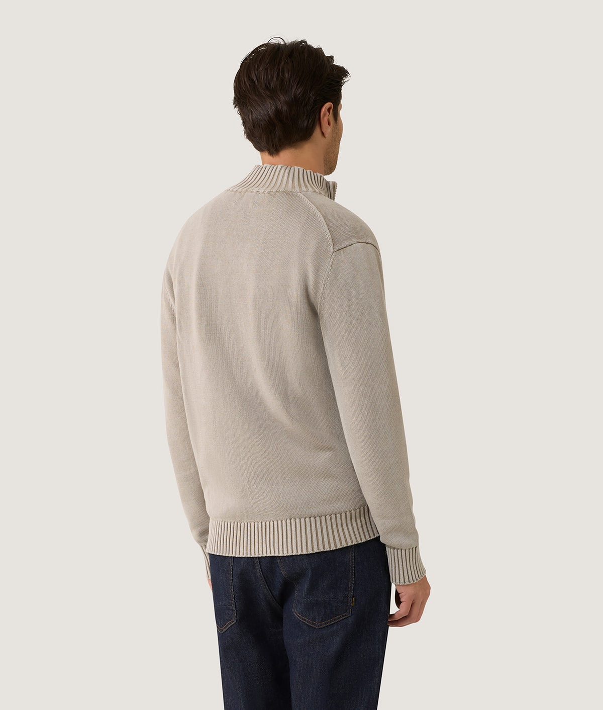 KNITWEAR COTTON SPENCER PULLOVER PLAZA TAUPE | RefrigiWear
