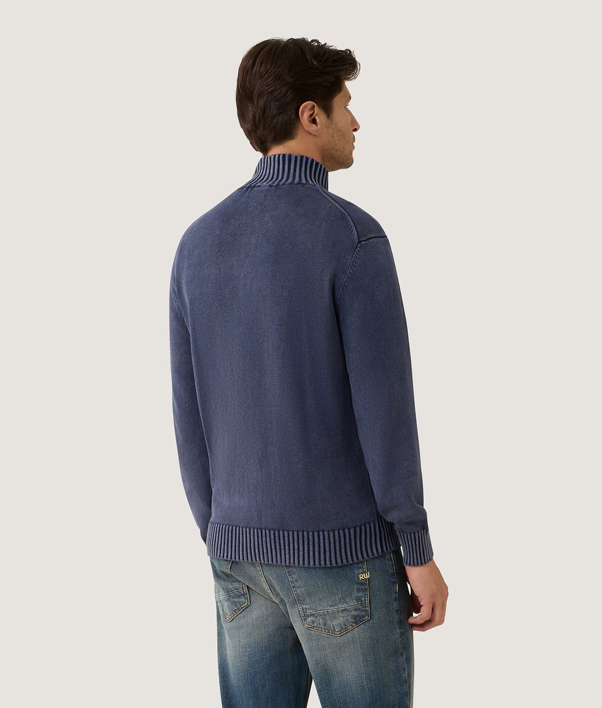 KNITWEAR COTTON SPENCER PULLOVER DARK BLUE | RefrigiWear