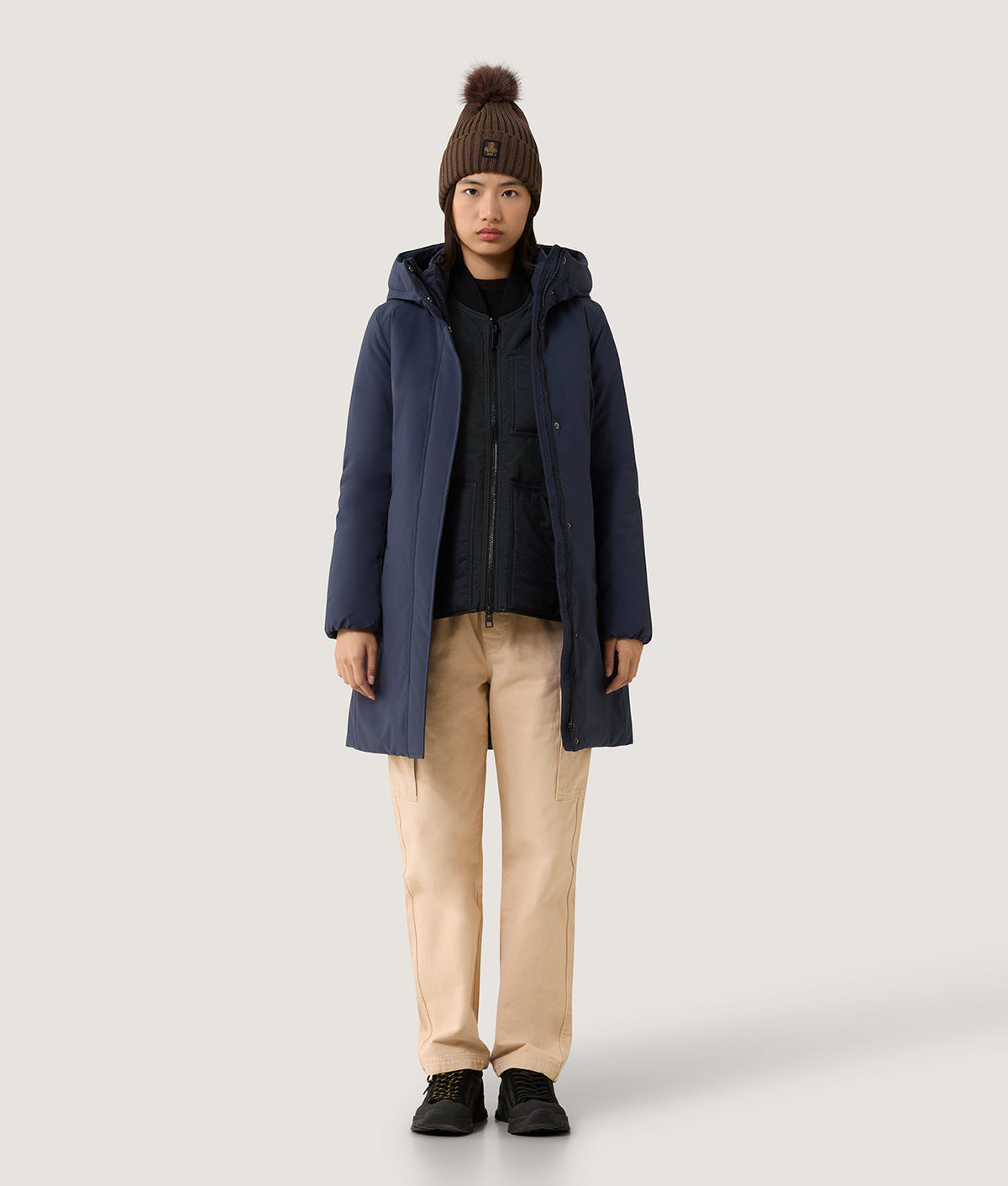 LONG NEBLA TECH JACKET DARK BLUE | RefrigiWear