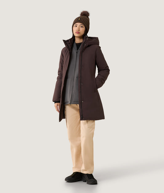 LONG NEBLA TECH JACKET BLACK COFFEE | RefrigiWear