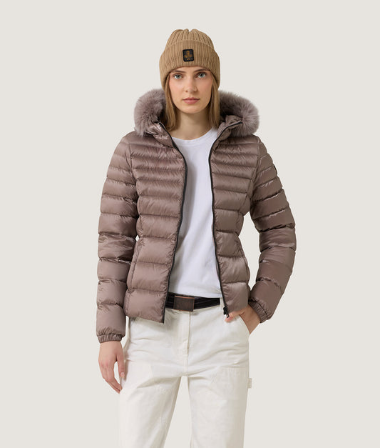 MEAD FUR JACKET MASTICE | RefrigiWear®