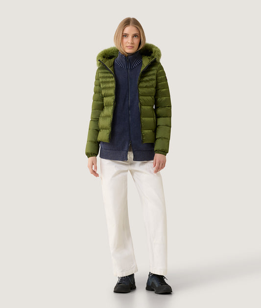 MEAD FUR JACKET PESTO/ CYPRESS | RefrigiWear®