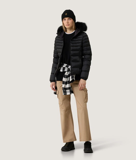 MEAD FUR JACKET BLACK | RefrigiWear®