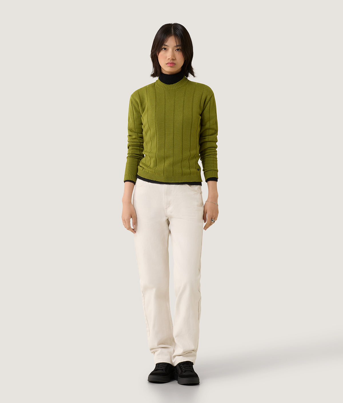 KNITWEAR ZELIA KNITWEAR CHIVE | RefrigiWear