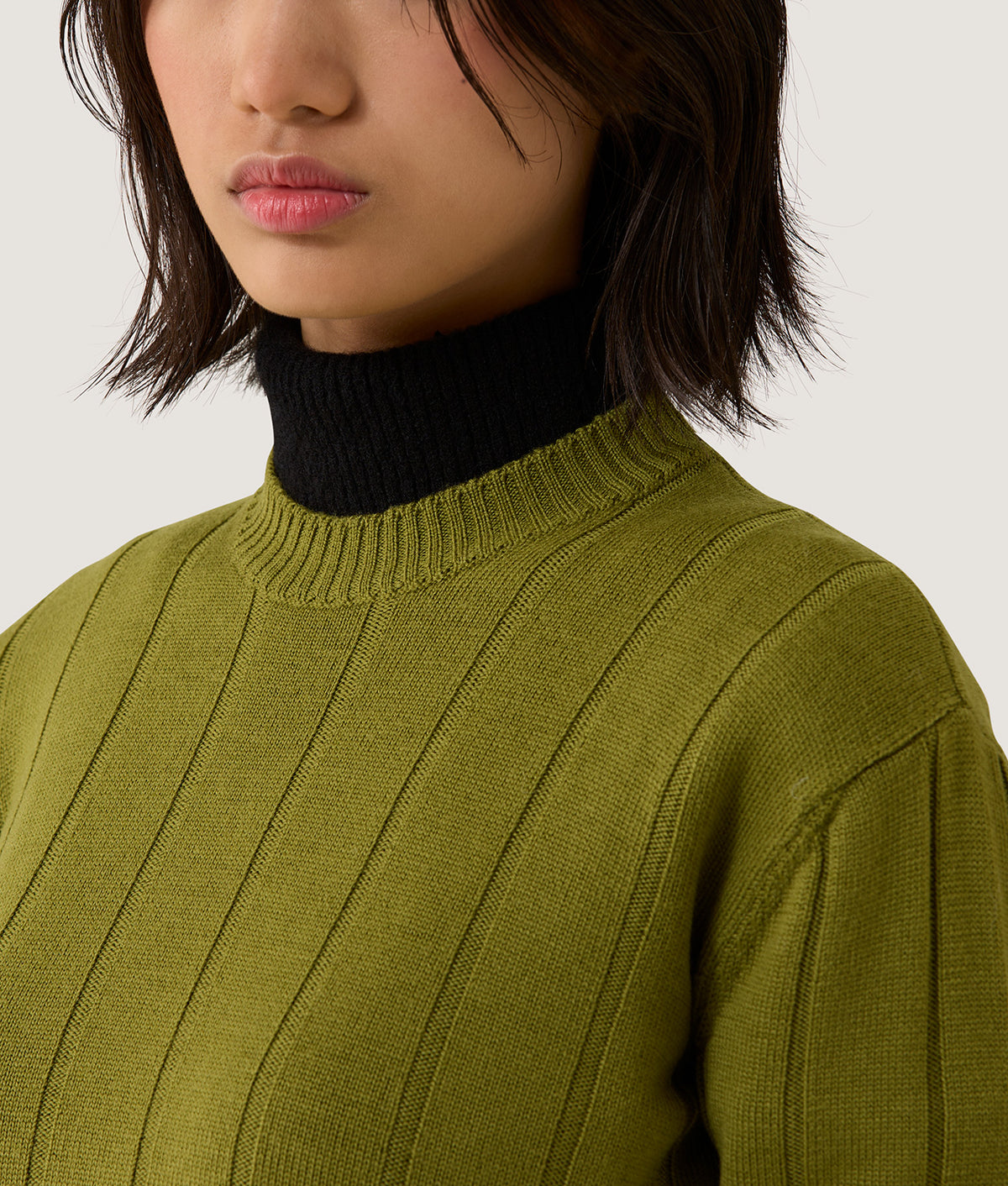 KNITWEAR ZELIA KNITWEAR CHIVE | RefrigiWear