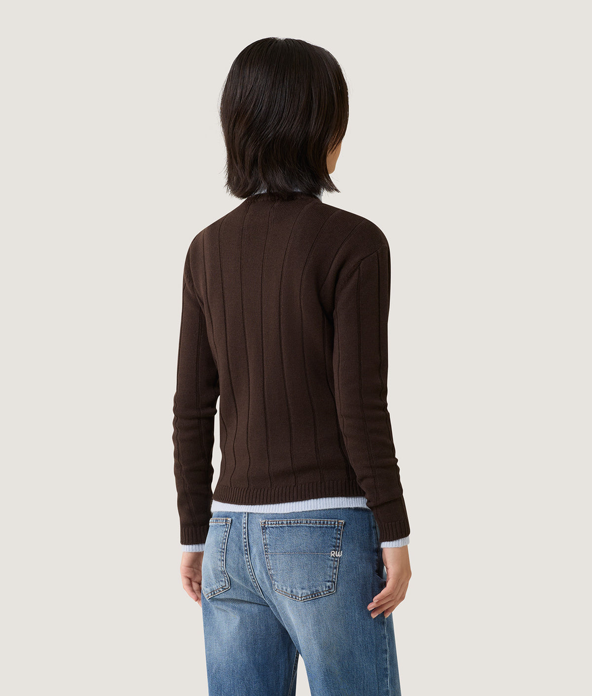KNITWEAR ZELIA KNITWEAR COFFEE | RefrigiWear