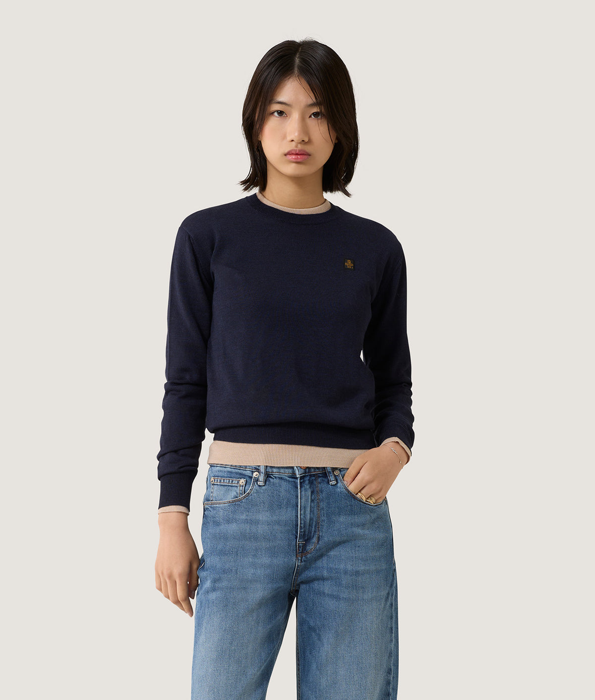 KNITWEAR NALA PATCH KNITWEAR DEEP BLUE | RefrigiWear®