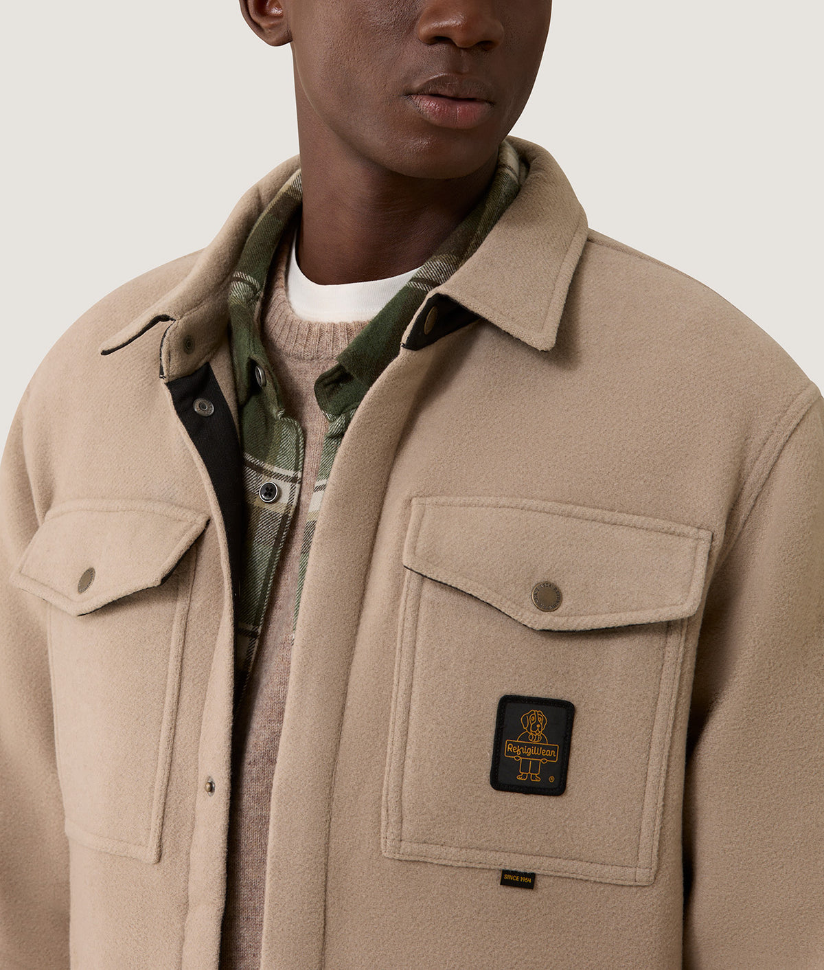 CLINT JACKET PLAZA TAUPE | RefrigiWear