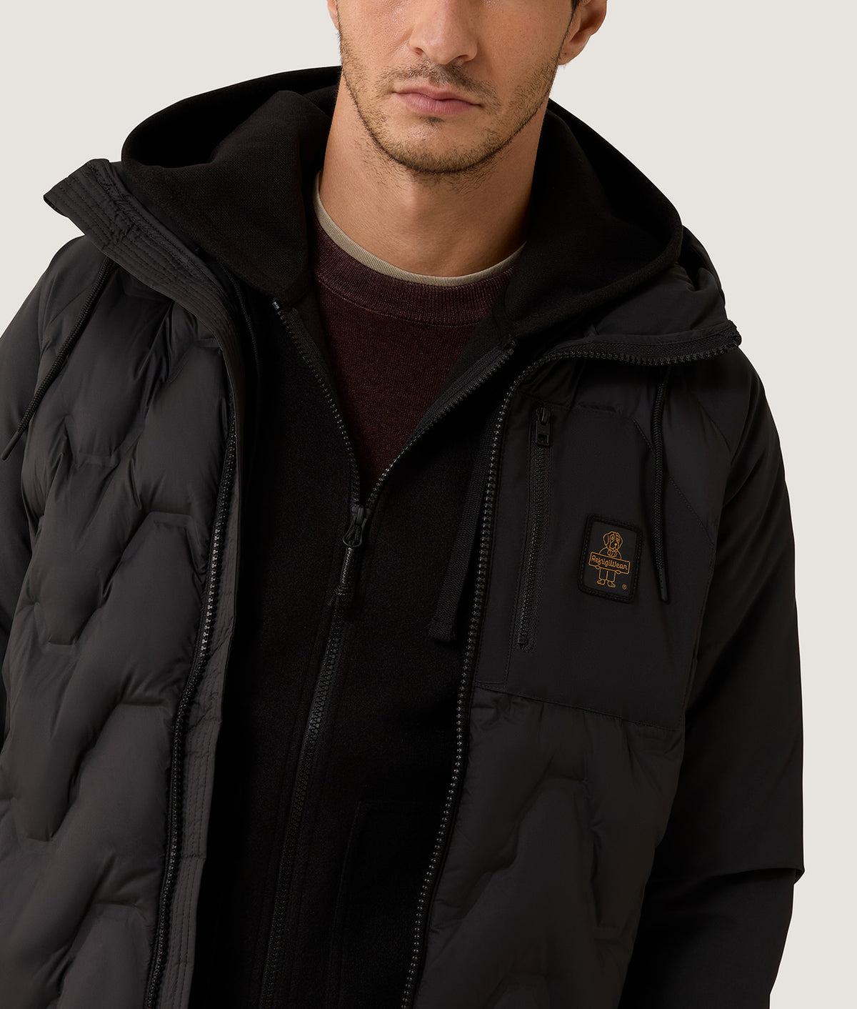 HYBRID GRAPHITE JACKET BLACK | RefrigiWear