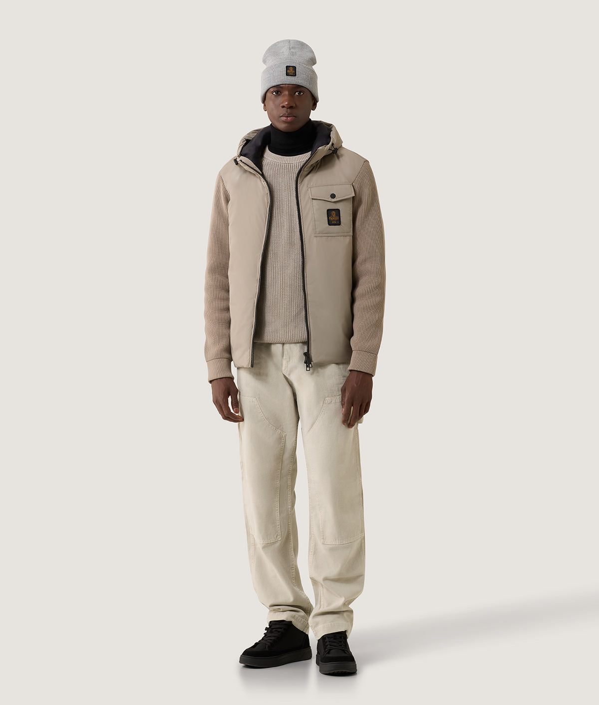 HYBRID HOOD HUNTER PLAZA TAUPE | RefrigiWear