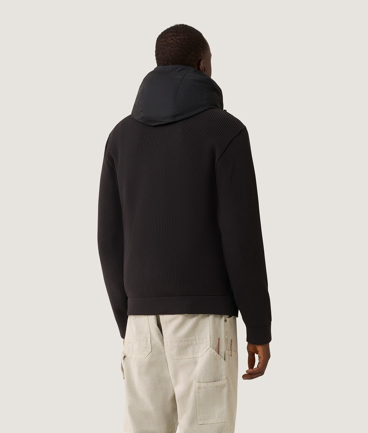 JACKETS HYBRID HOOD HUNTER BLACK | RefrigiWear