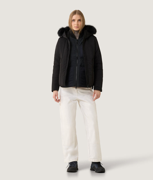 SHORT BERNA FUR JACKET BLACK | RefrigiWear