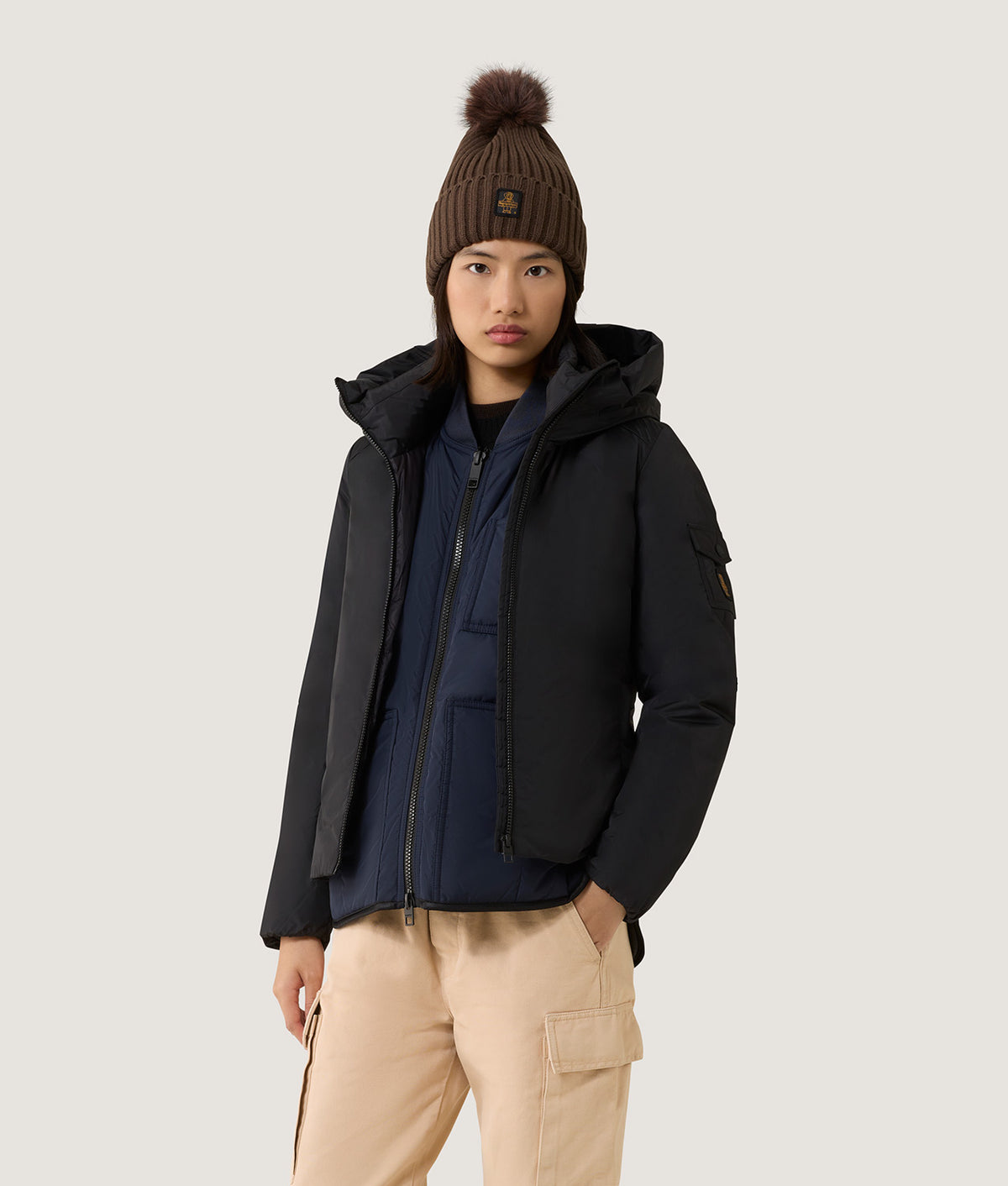 JACKETS SHORT NEBLA JACKET BLACK | RefrigiWear
