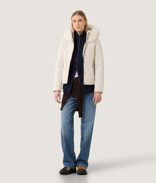 SHORT LADY TECH FUR JACKET TOFU | RefrigiWear