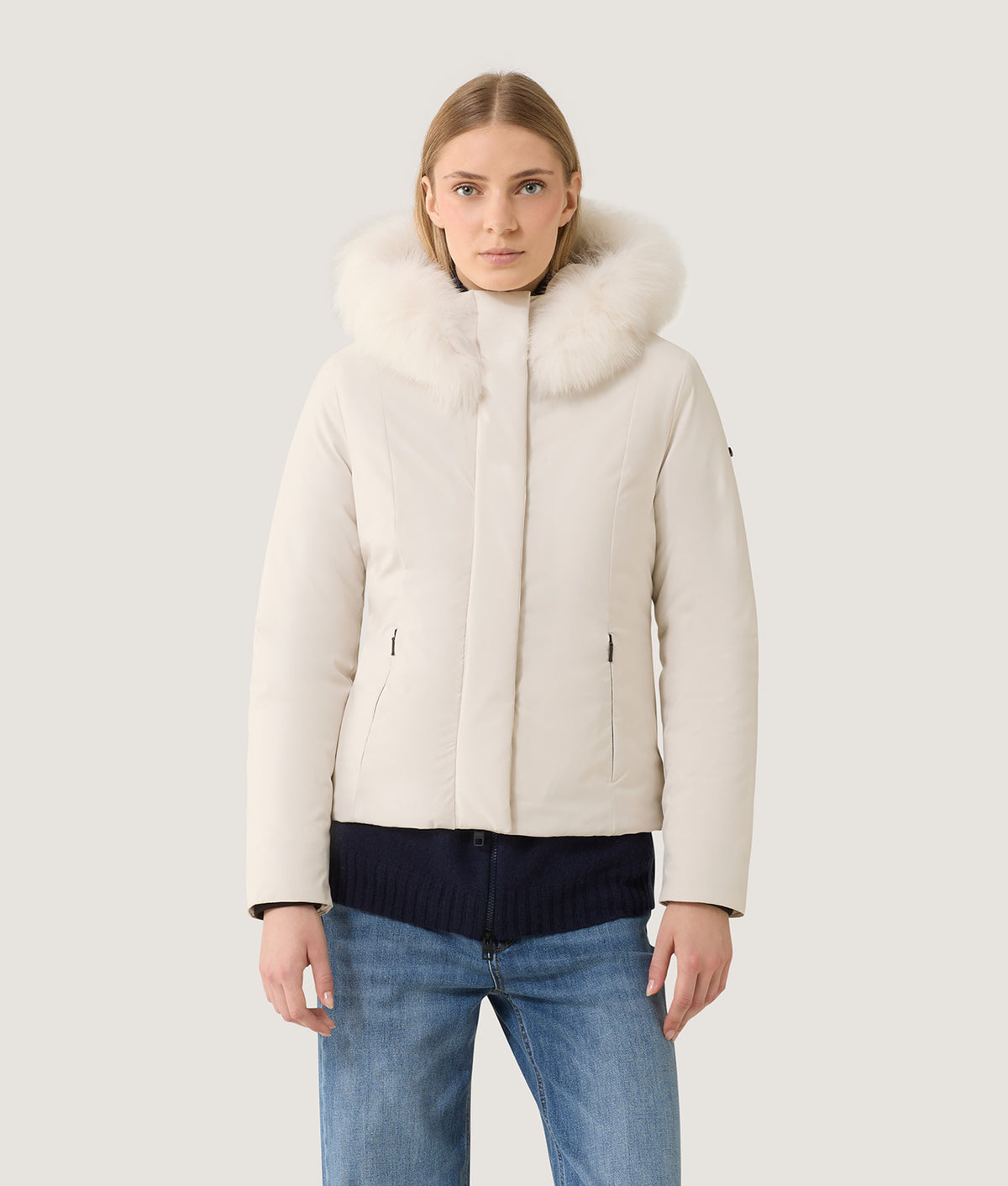 SHORT LADY TECH FUR JACKET