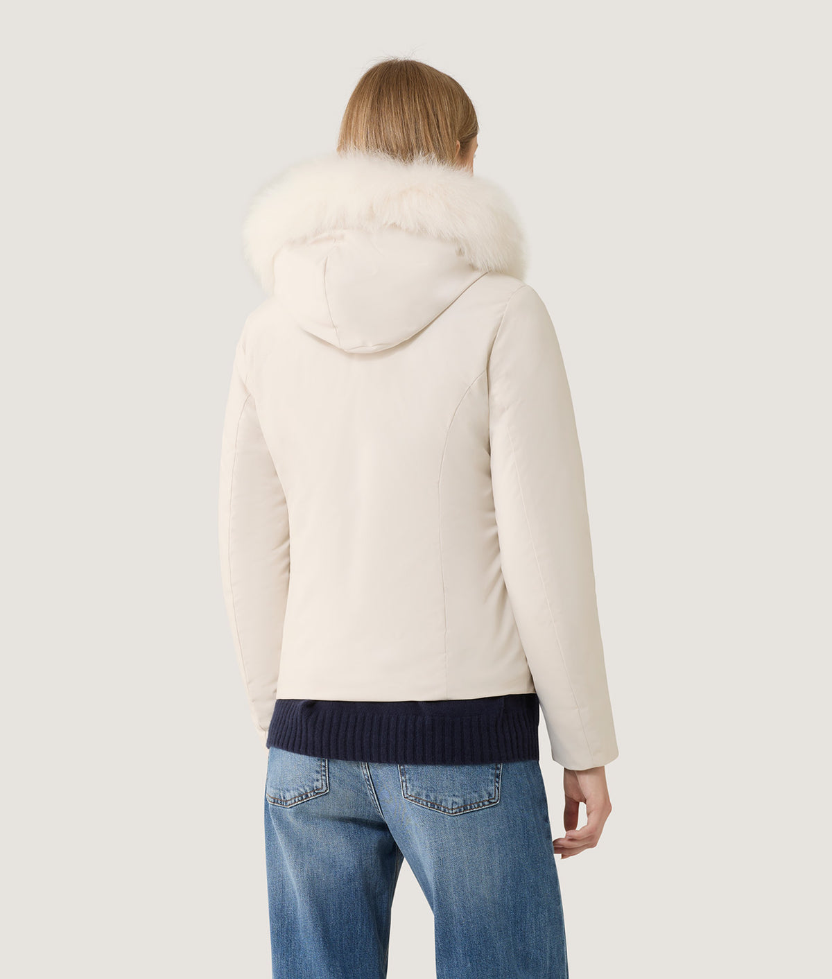 SHORT LADY TECH FUR JACKET TOFU | RefrigiWear