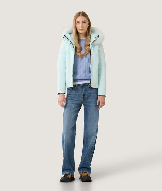 SHORT LADY TECH FUR JACKET SKYLIGHT/ SALT AIR | RefrigiWear