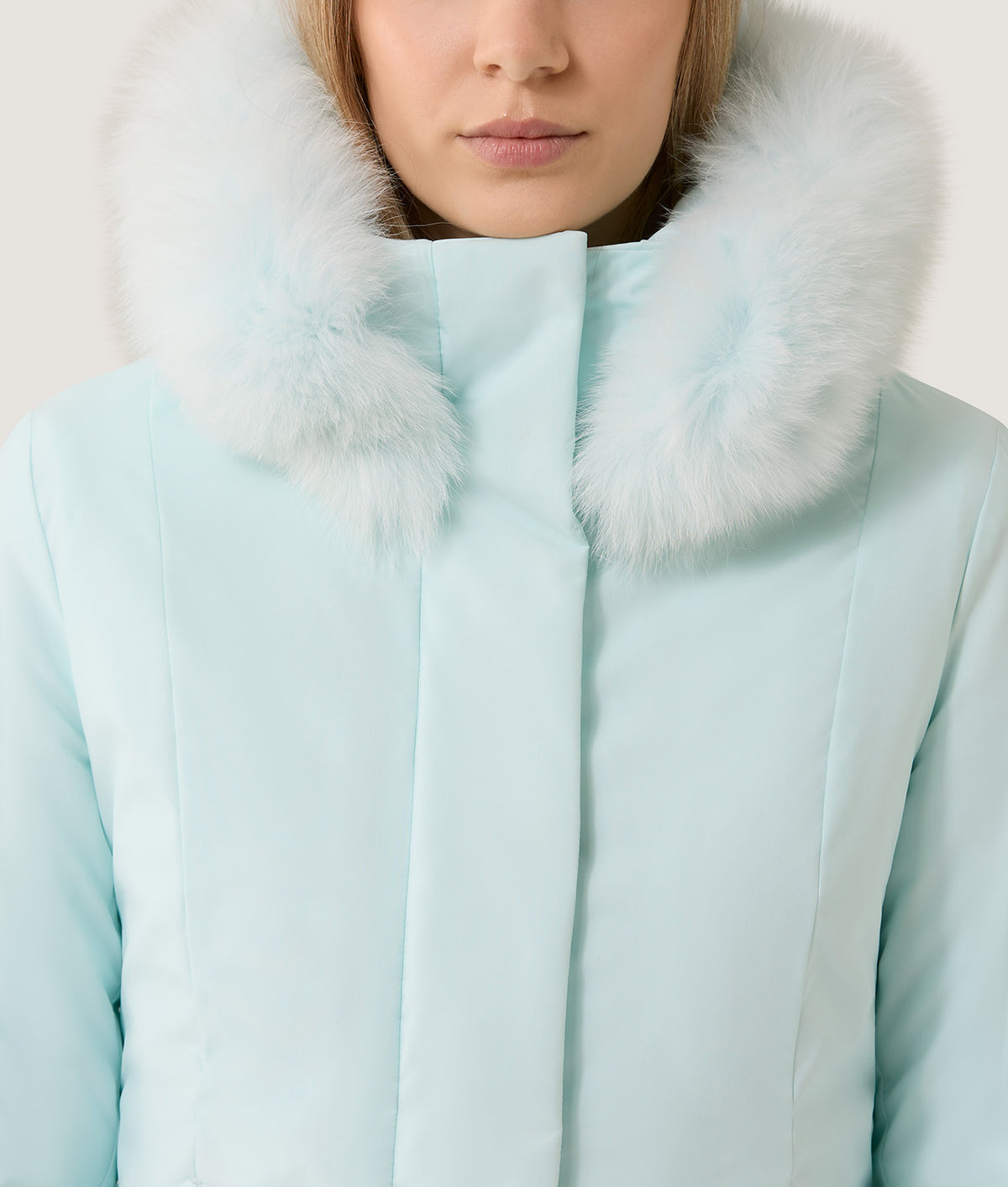 JACKETS SHORT LADY TECH FUR JACKET SKYLIGHT/ SALT AIR | RefrigiWear