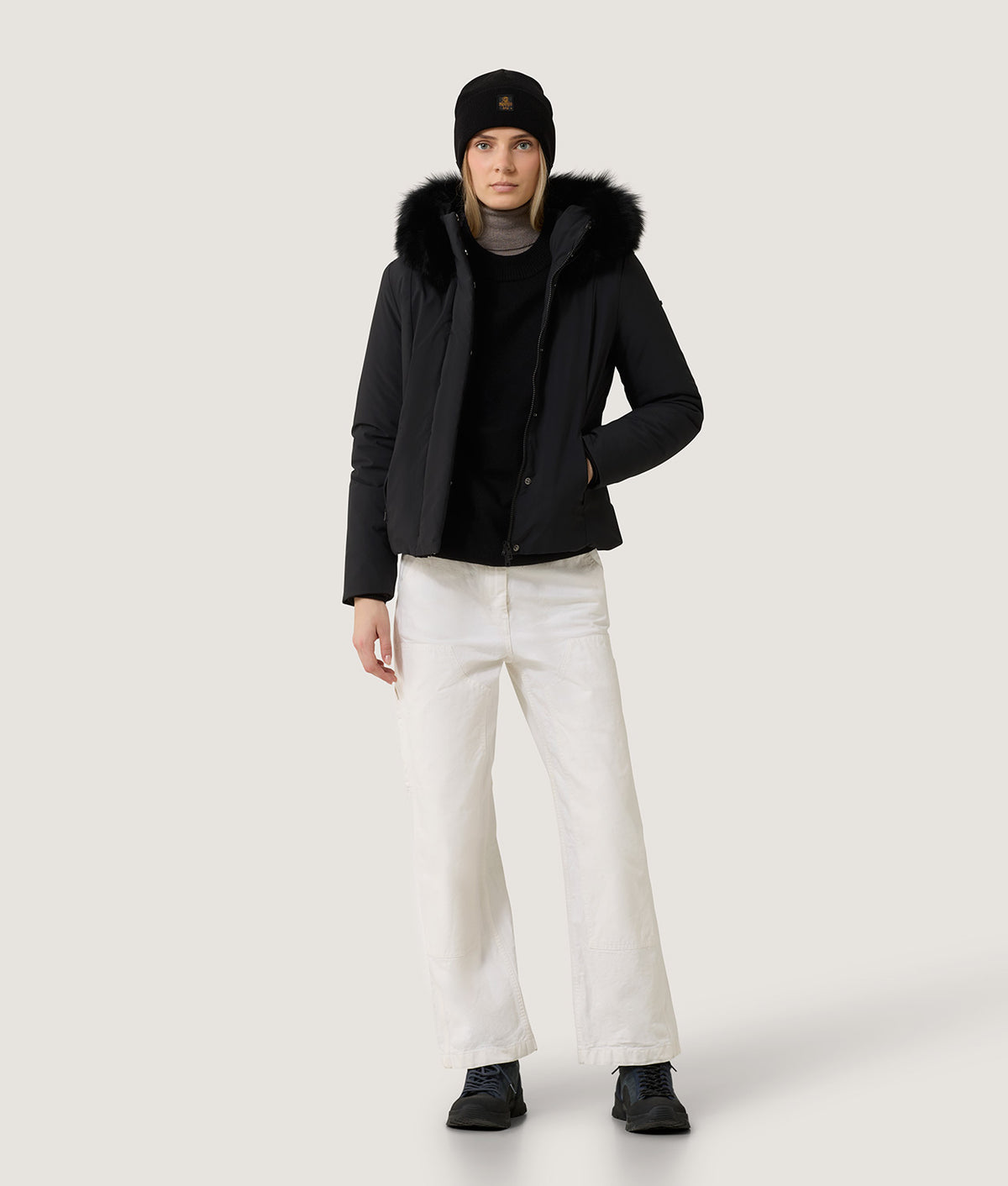 SHORT LADY TECH FUR JACKET