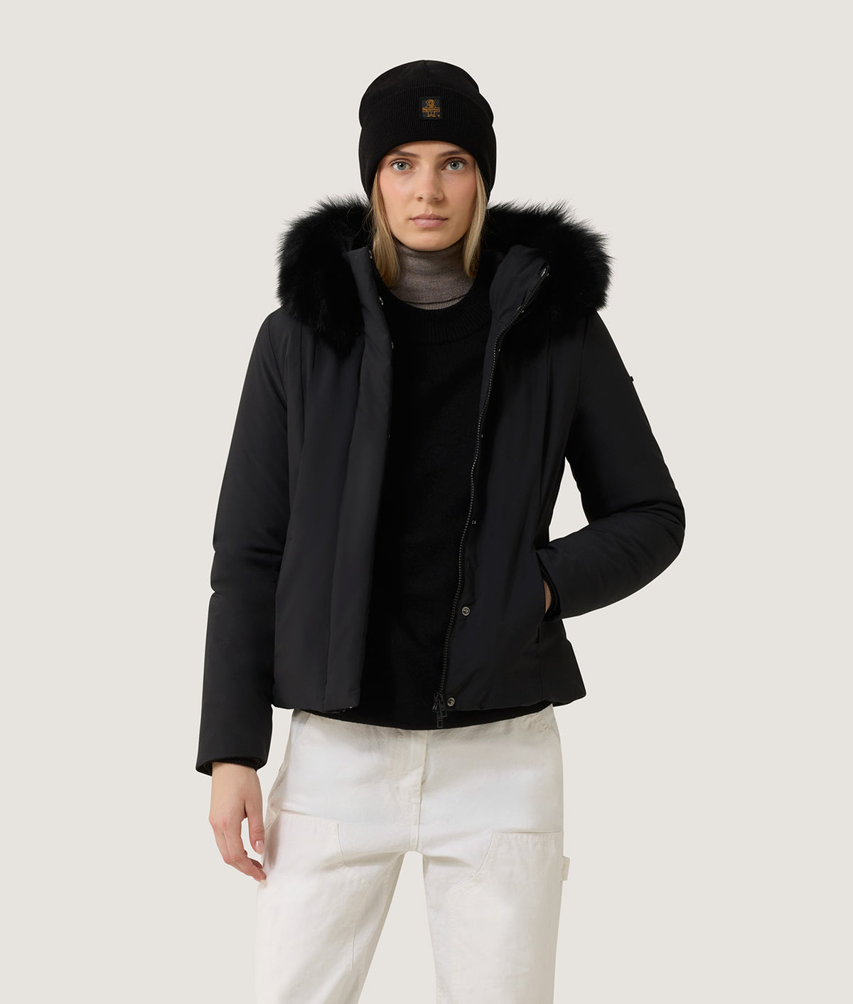 SHORT LADY TECH FUR JACKET