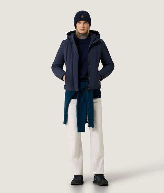 SHORT LADY TECH JACKET DARK BLUE | RefrigiWear