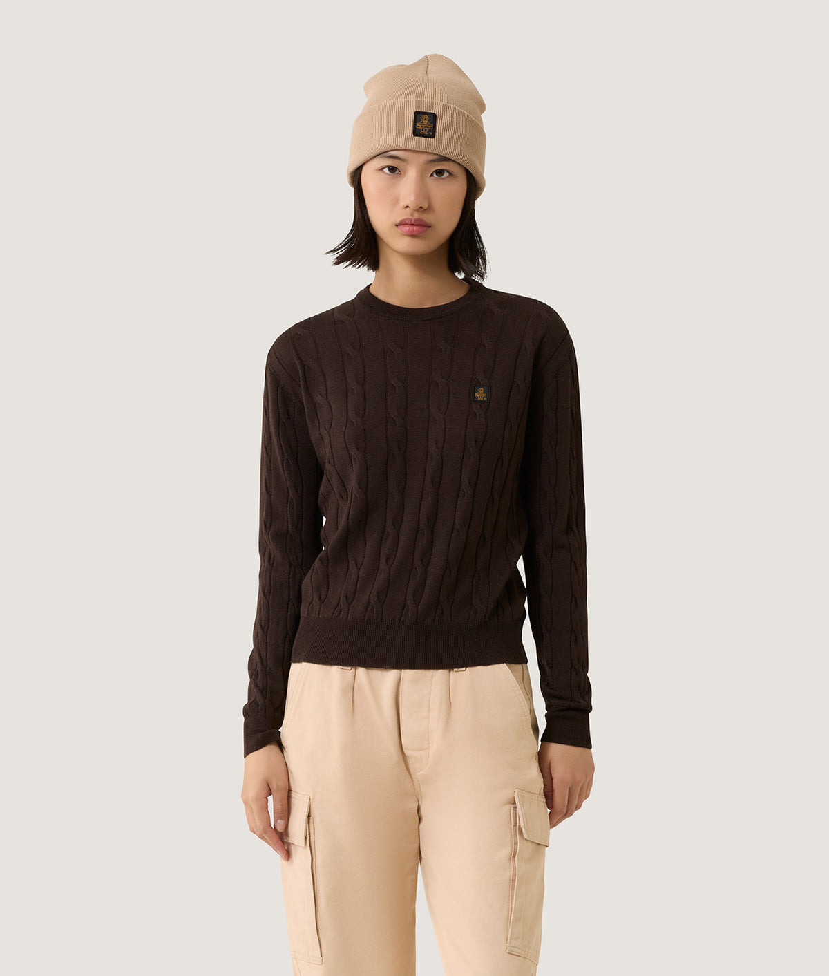 WINTER BRAIDS NALA KNITWEAR COFFEE | RefrigiWear