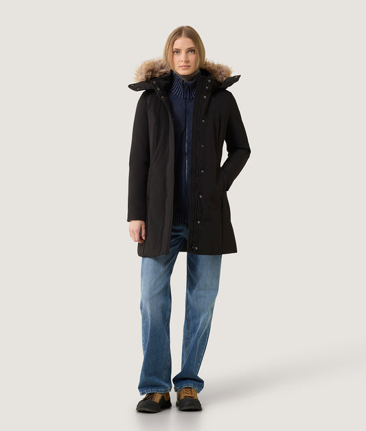 EVA ECO FUR JACKET BLACK | RefrigiWear