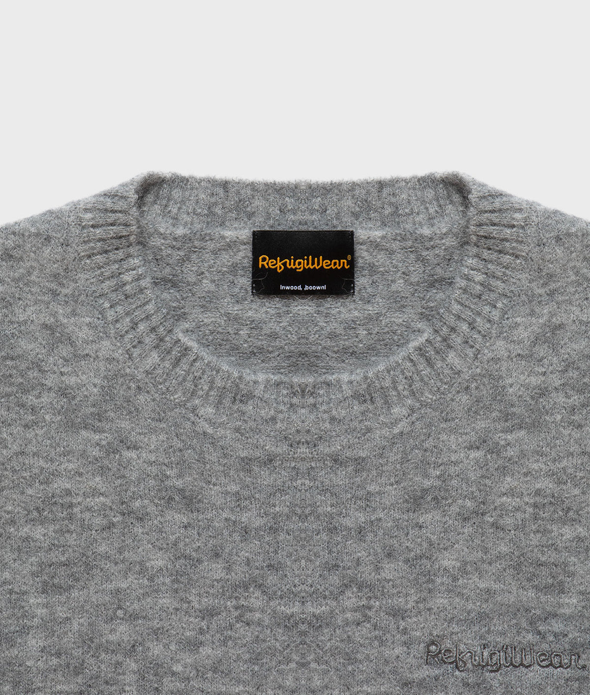 LUKAS KNITWEAR MELANGE GREY | RefrigiWear