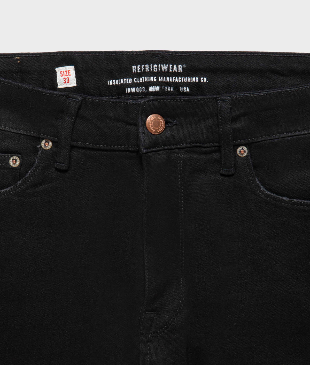 BRUCE PANTS DENIM/BLACK | RefrigiWear
